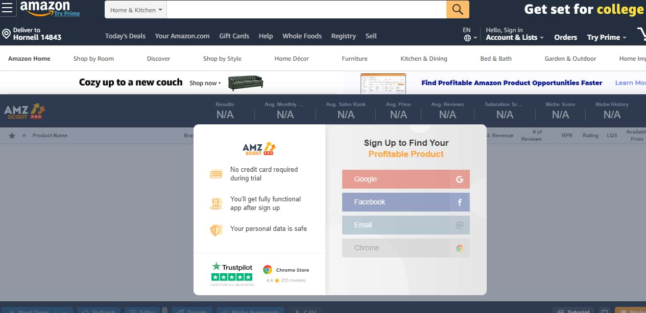 amzscout fba calculator chrome extension