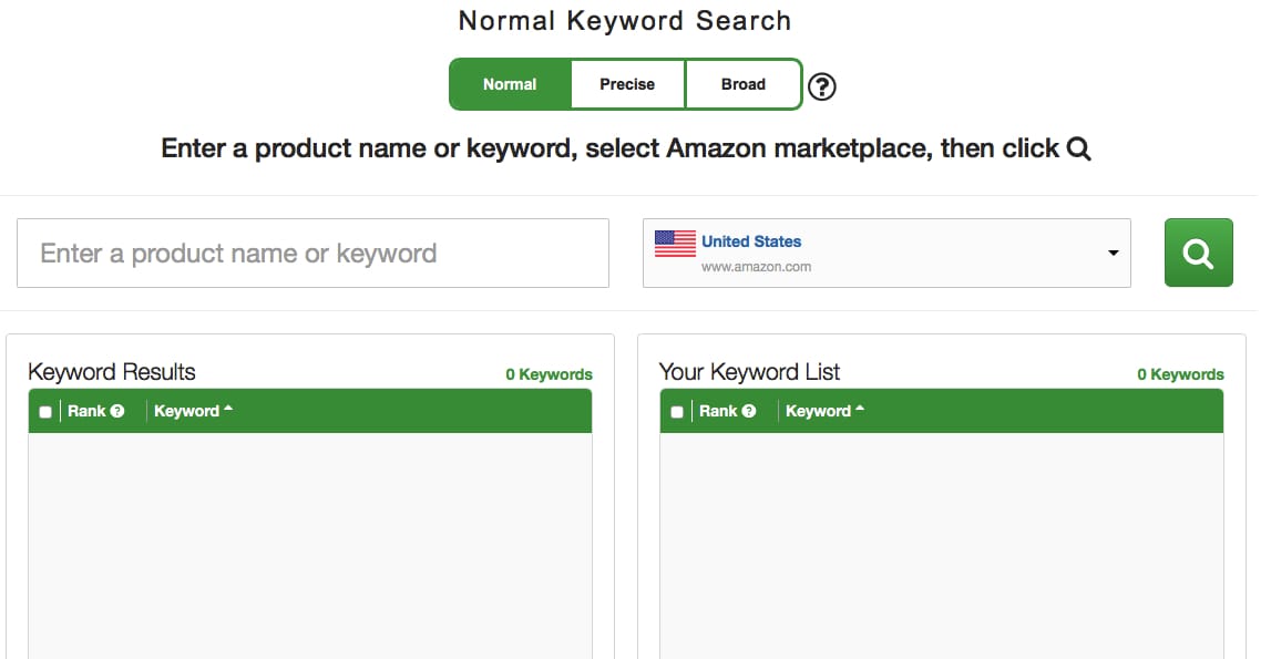 Amazon keyword tool