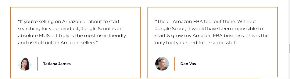customer review on jungle scout
