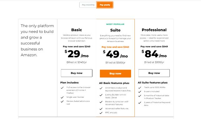 amazon tools pricing