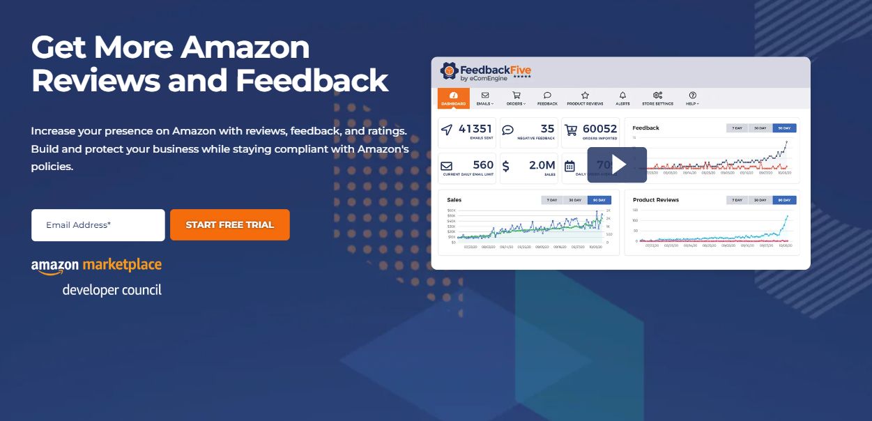 amazon review sfoftware feedback five