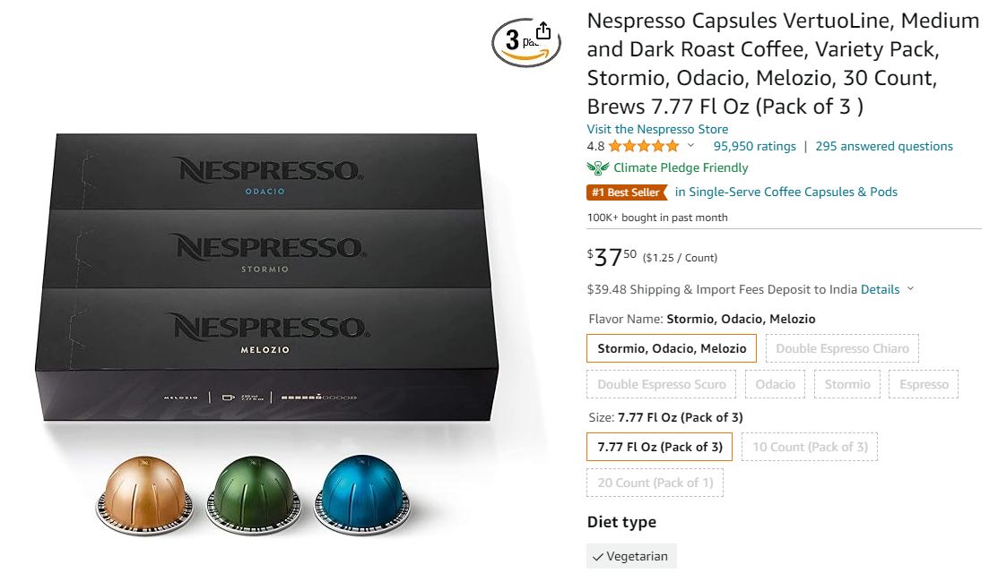 dark roast coffee capsules nespresso
